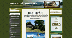 Desktop Screenshot of pohadkovachaloupka.cz